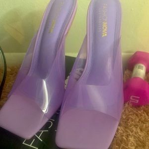 Lavender heels